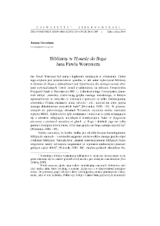 Biblizmy w "Hymnie do Boga" Jana Pawła Woronicza