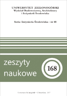 Zeszyty Naukowe Uniwersytetu Zielonogórskiego: Inżynieria Środowiska, Tom 48 - spis treści