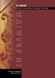 In Gremium : studia nad historią, kulturą i polityką, tom 9 - spis treści