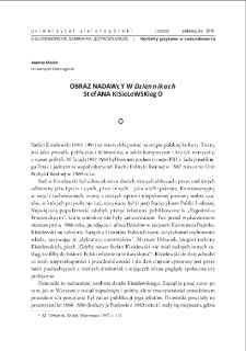 Obraz nadawcy w "Dziennikach" Stefana Kisielewskiego = The image of the sender in Stefan Kisielewski`s "Diaries"