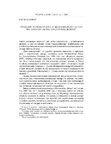 Problem wyrównywania szans edukacyjnych na łamach "Głosu Nauczycielskiego" = Problem of levelling educational chances in the columns of the "Głos Nauczycielski" magazine