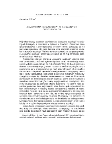 "Klasyczna socjologia" w lokalnych opowieściach = "Classical sociology" in local narratives
