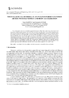 Visco-elastic fluid model in an inclined porous stenosed artery with slip effect and body acceleration