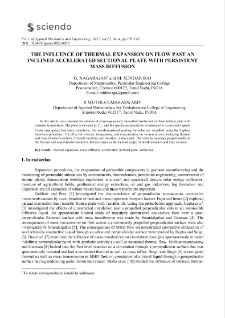 The influence of thermal expansion on flow past an inclined accelerated sectional plate with persistent mass diffusion