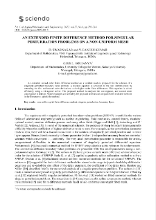 An extended finite difference method for singular perturbation problems on a non-uniform mesh