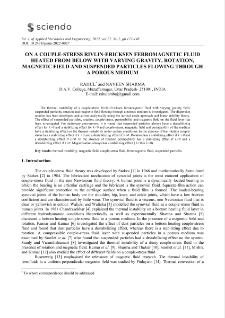 On a couple-stress Rivlin-Ericksen ferromagnetic fluid heated from below with varying gravity, rotation, magnetic field and suspended particles flowing through a porous medium
