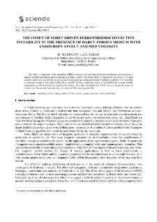 The onset of soret driven ferrothermoconvective instability in the presence of darcy porous medium with anisotropy effect and MFD viscosity