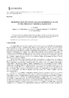 Micropolar flow over a black isothermal plate in the presence thermal radiation