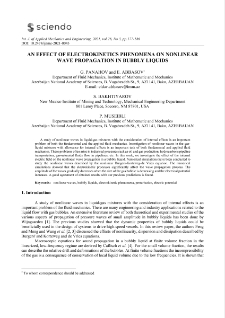 An effect of electrokinetics phenomena on nonlinear wave propagation in bubbly liquids