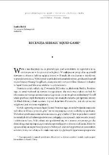 Recenzja serialu "Squid game"