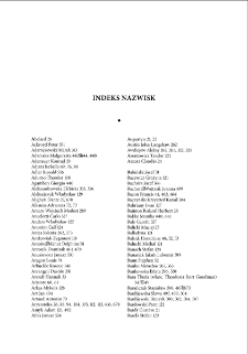 Dobro - Prawda - Piękno - indeks nazwisk