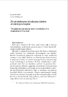 Zmysł estetyczno-artystyczny dziecka a ilustracja w książce = The aesthetic-artistic sense of the child but the illustration in the book