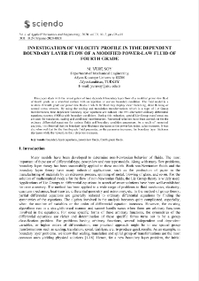 Investigation of velocity profile in time dependent boundary layer flow of a modified power-law fluid of fourth grade