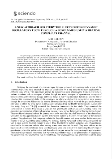 A new approach for study the electrohydrodynamic oscillatory flow through a porous medium in a heating compliant channel