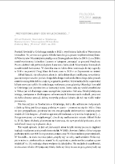 "Przygotowujemy coś wyjątkowego...", Alfred Siatecki, "Szwindel w Grünbergu" - recenzja
