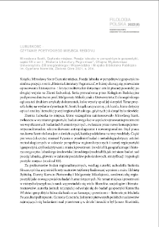 Lubuskość - czytanie poetyckiego miejsca regionu, Mirosława Szott, "Czytanie miejsca. Poezja lubuska w perspektywie geopoetyki", część VII z serii "Historia Literatury Pogranicza" - recenzja
