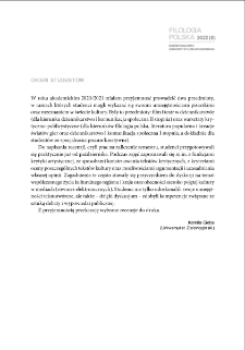 Okiem studentów (Weronika Kasowska - Adam Kwiatkowski - Natalia Wajman)