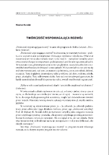 Twórczość wspomagająca rozwój