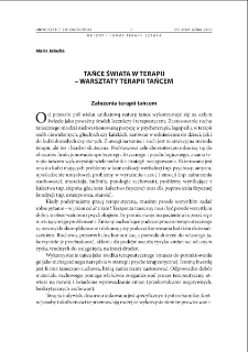 Tańce świata w terapii - warsztaty terapii tańcem