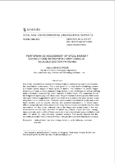 Performance Assessment of Steel Moment Connections Retrofitted With Various Reduced Section Patterns