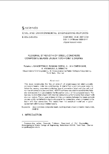 Flexural Strength of Steel-Concrete Composite Beams Under Two-Point Loading
