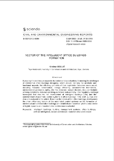 Vector of the Intelligent Office Buildings Formation