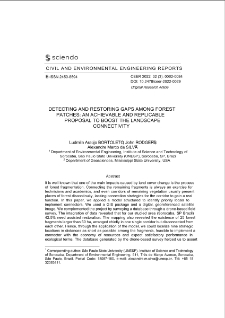 Detecting and Restoring Gaps Among Forest Patches: AN Achievable and Replicable Proposal to Boost the Landscape Connectivity
