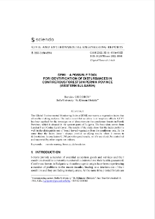 Gemi - a Possible Tool for Identification of Disturbances in Coniferous Forests in Pernik Povince (Western Bulgaria)