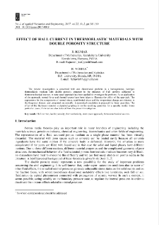 Effect of hall current in thermoelastic materials with double porosity structure