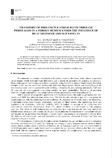 Transport of MHD couple stress fluid through peristalsis in a porous medium under the influence of heat transfer and slip effects