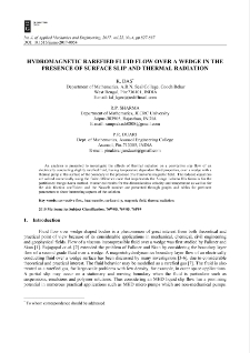 Hydromagnetic rarefied fluid flow over a wedge in the presence of surface slip and thermal radiation