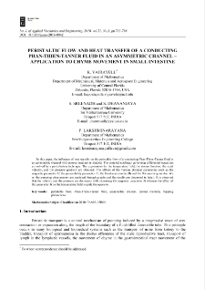 Peristaltic flow and heat transfer of a conducting Phan-Thien-Tanner fluid in an asymmetric channel - application to chyme movement in small intestine