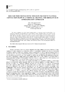 Role of induced magnetic field on transient natural convection flow in a vertical channel: the Riemann sum approximation approach