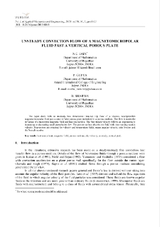 Unsteady convection flow of a magnetomicropolar fluid past a vertical porous plate