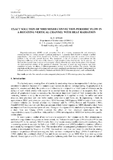 Exact solution of MHD mixed convection periodic flow in a rotating vertical channel with heat radiation