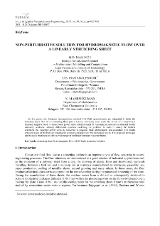 Non-perturbative solution for hydromagnetic flow over a linearly stretching sheet