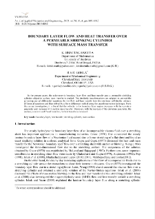 Boundary layer flow and heat transfer over a permeable shrinking cylinder with surface mass transfer