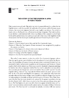 The history of the tree sparrow in Japan by Fumio Taguchi