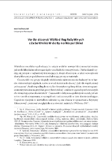 "Verba dicendi" wśród regresywnych czasowników doby nowopolskiej = "Verba dicendi" as a part of verbs going out of use during the new-polish period