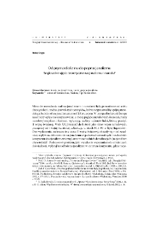 From primoroliality to pop nationalism Anglo-Saxon theoretical background of nationalism and the nation = Od prymordializmu do popnacjonalizmuAnglosaskie ujęcia teoretyczne nacjonalizmu i narodu