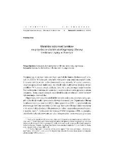 Ukrainian Identity of Lemkos by the Example of Activity of the Defense Organization of Lemko Western Ukraine in America = Ukraińska tożsamość Łemków na przykładzie działalności Organizacji Obrony Łemkowszczyzny w Ameryce