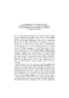 Ks. Grzegorz Sosna, m. Antonina Troc-Sosna, Hierarchia i kler Kościoła prawosławnego w granicach II Rzeczypospolitej i Polski powojennej w XIX-XXI wieku - recenzja