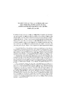 Meredith B. McGuire, Religia w kontekście społecznym - recenzja