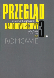 Przegląd Narodowościowy / Review of Nationalities: tom 3 - Romowie - spis treści i od redakcji