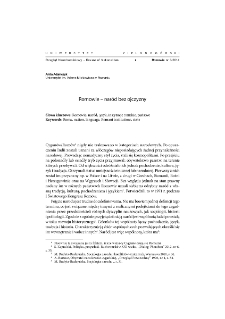 Roma - a nation without a country = Romowie - naród bez ojczyzny