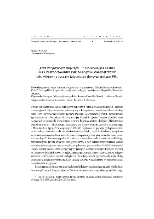 "Under cover of tourism...". Observations and analysis of the Passport Office of the Ministry of Internal Affairs as a complementary policy of religious PRL = "Pod przykryciem turystyki?". Obserwacje i analizy Biura Paszportów Ministerstwa Spraw Wewnętrznych jako elementy uzupełniające politykę wyznaniową PRL