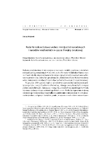 "Rada Narodowościowa" and national minorities in Eastern nations during World War II = Rada Narodowościowa wobec mniejszości narodowych i narodów wschodnich w czasie II wojny światowej