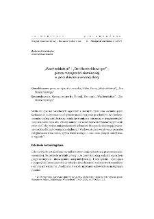 "Wochenblatt.pl" and "Der Nordschleswiger" - magazines of the German minority in search of their own way = "Wochenblatt.pl" i "Der Nordschleswiger" - pisma mniejszości niemieckiej w poszukiwaniu własnej drogi.