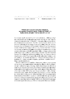 Polityka jako wyraz lub następstwo religijności, t. 2 - recenzja