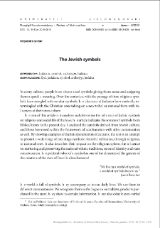 The Jewish symbols = Symbole żydowskie